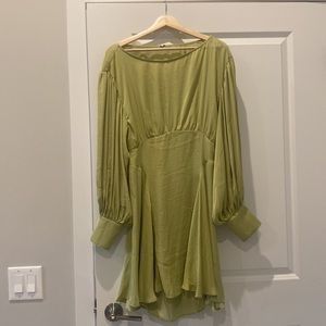 Free People Mini Dress with Backless Detail